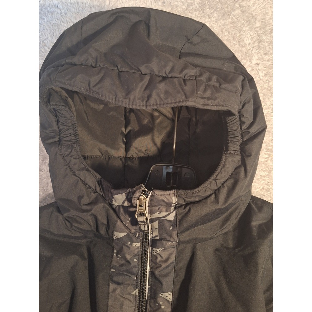 Columbia Boys L 14/16 Insulated Hooded Jacket Black Grey Camo Outgrown SB5836 - Picture 13 of 13